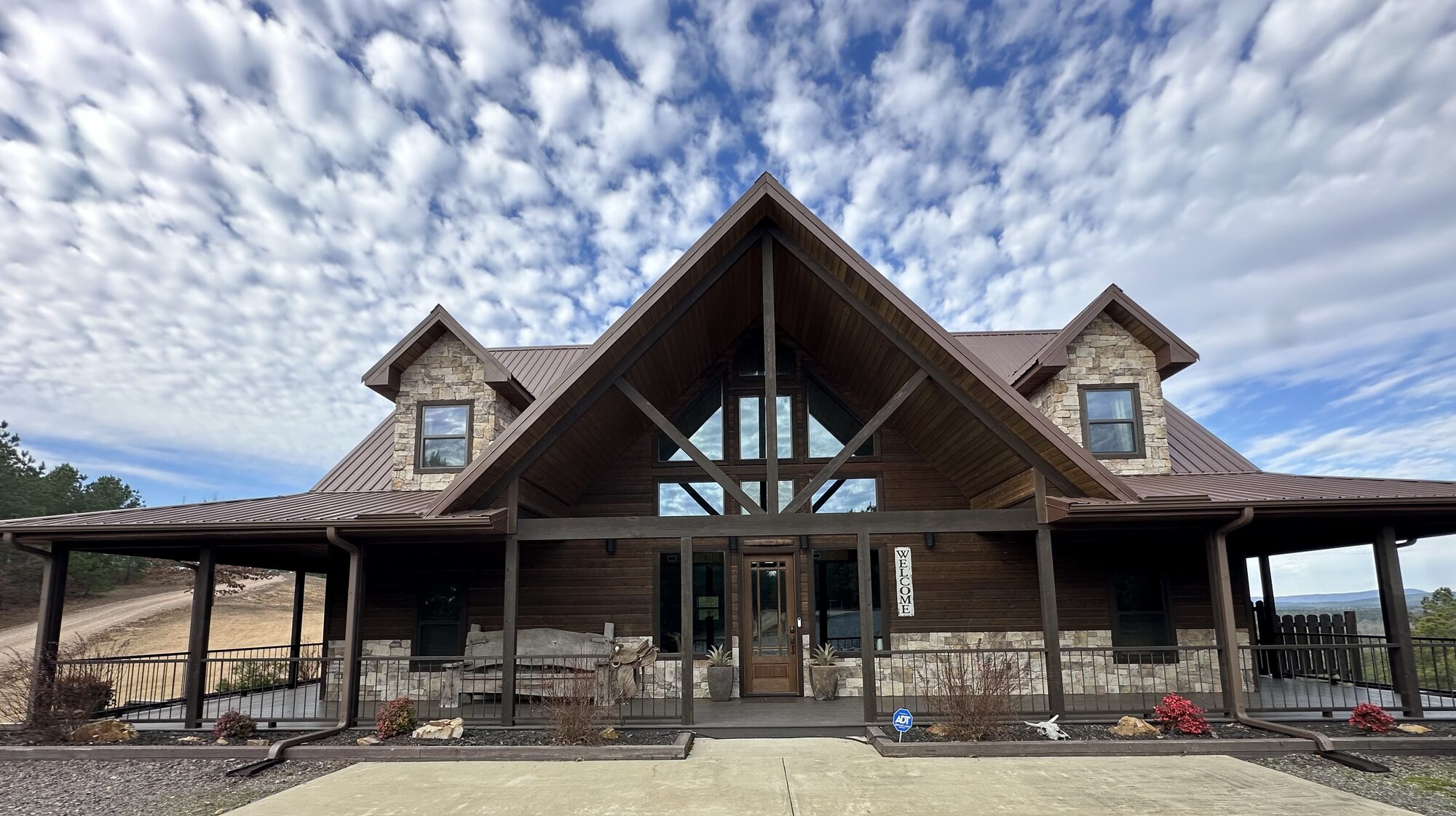 The glass gable — Mack Mountain Lodge